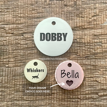Load image into Gallery viewer, Choose Your Design - Circle Pet ID Tag