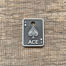 Load image into Gallery viewer, Ace of Spades Dark Pet ID Tag