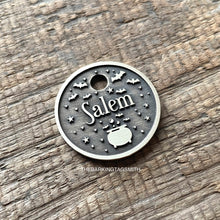 Load image into Gallery viewer, Salem Cauldron Pet ID Tag