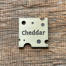 Load image into Gallery viewer, Cheddar Cheese Slice Pet ID Tag