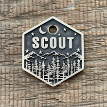 Load image into Gallery viewer, Mountain Forest Dog ID Tag