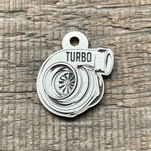 Load image into Gallery viewer, Turbo shaped pet tag  | Custom Pet Tag | The Barking Tagsmith Australia
