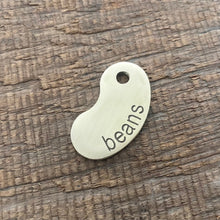 Load image into Gallery viewer, Bean shaped pet ID tag | Custom Pet Tag | The Barking Tagsmith Australia