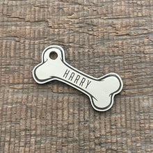 Load image into Gallery viewer, bone shaped pet tag | Custom Pet Tag | The Barking Tagsmith Australia