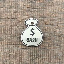 Load image into Gallery viewer, Money Bag Shaped Pet Tag | Custom Pet Tag | The Barking Tagsmith Australia