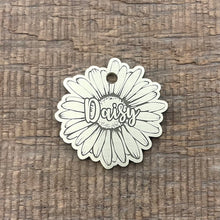 Load image into Gallery viewer, Daisy Shaped Pet Tag | Custom Pet Tag | The Barking Tagsmith Australia