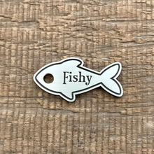 Load image into Gallery viewer, Fish Shape Pet ID Tag | Custom Pet Tag | The Barking Tagsmith Australia