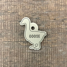 Load image into Gallery viewer, Goose Shaped Pet Tag | Custom Pet Tag | The Barking Tagsmith Australia