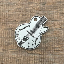 Load image into Gallery viewer, Guitar Shaped Pet ID Tag | Custom Pet Tag | The Barking Tagsmith Australia