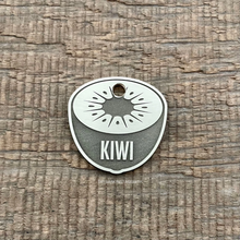Load image into Gallery viewer, Kiwi Fruit Shape Pet Tag | Custom Pet Tag | The Barking Tagsmith Australia