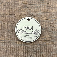 Load image into Gallery viewer, Maui Ocean design pet tag | Custom Pet Tag | The Barking Tagsmith Australia
