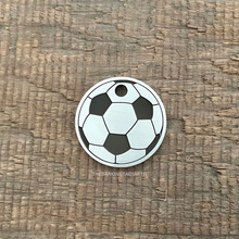 Load image into Gallery viewer, Soccer Ball Style Pet Tag | Custom Pet Tag | The Barking Tagsmith Australia