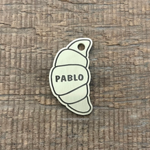 Load image into Gallery viewer, Coissant Shape Pet ID Tag | Custom Pet Tag | The Barking Tagsmith Australia