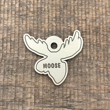 Load image into Gallery viewer, Moose Head Pet ID Tag